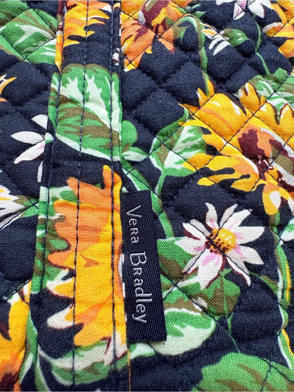 Vera Bradley Vera Tote Bag retired Sunflowers print - very clean! - Picture 9 of 16